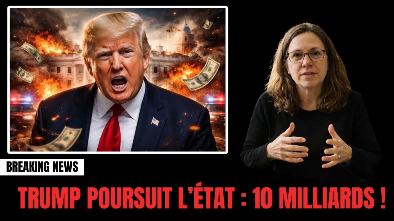 Trump poursuit l’État américain pour 10 milliards - un effondrement en cours
