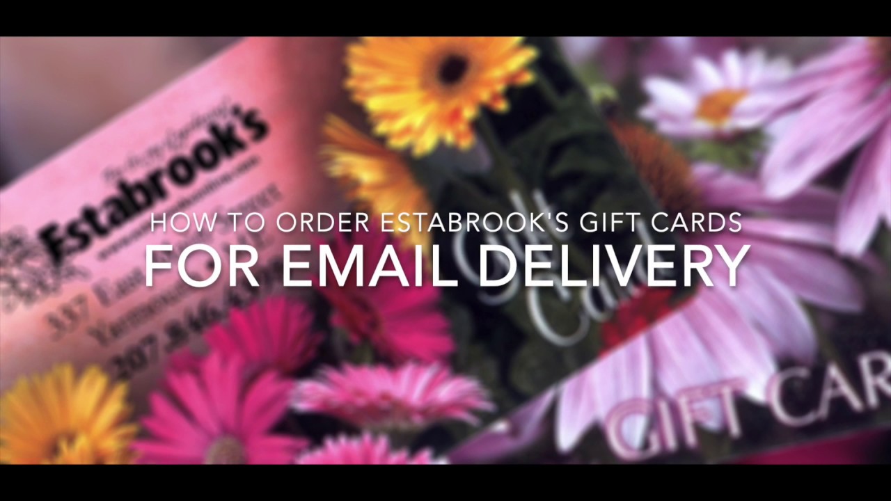 email delivery gift card