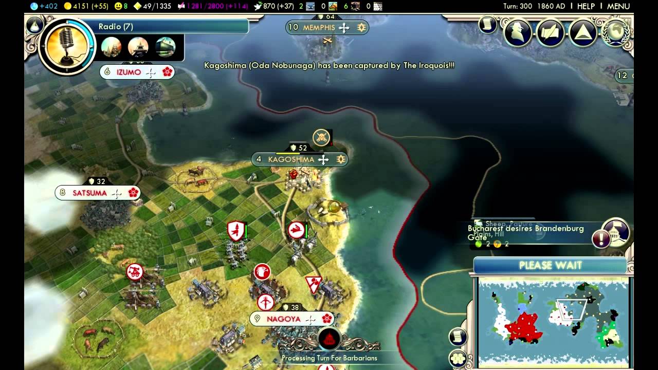 Civilization 5: Gods & Kings - Canada ep. 29 "Aggressive Expansion"