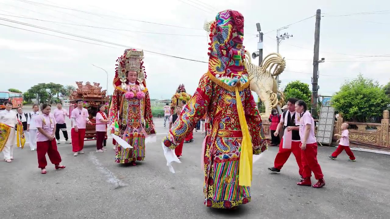 20250712台中妙玉宮北巡第七站-#五結祈安宮 #最帥太子對拜