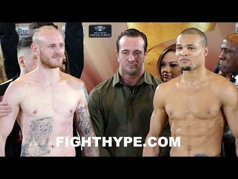 GEORGE GROVES VS. CHRIS EUBANK JR. FULL WEIGH-IN AND FINAL INTENSE FACE OFF; CROWD BOOS EUBANK JR.