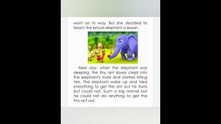 The Ant and the Elephant||English story #shorts #subscribe #viral #support #short