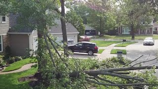 Storm cleanup continues for a second day in west St. Louis County