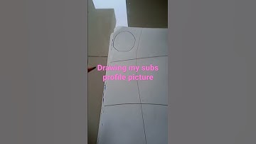 day one of my subs profile picture drawing