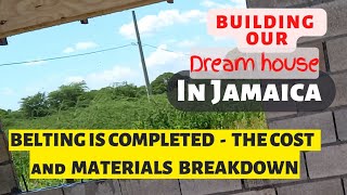 The Cost of Block Work up to Belting | How to do Lintel and Belting | Materials Breakdown Wealth