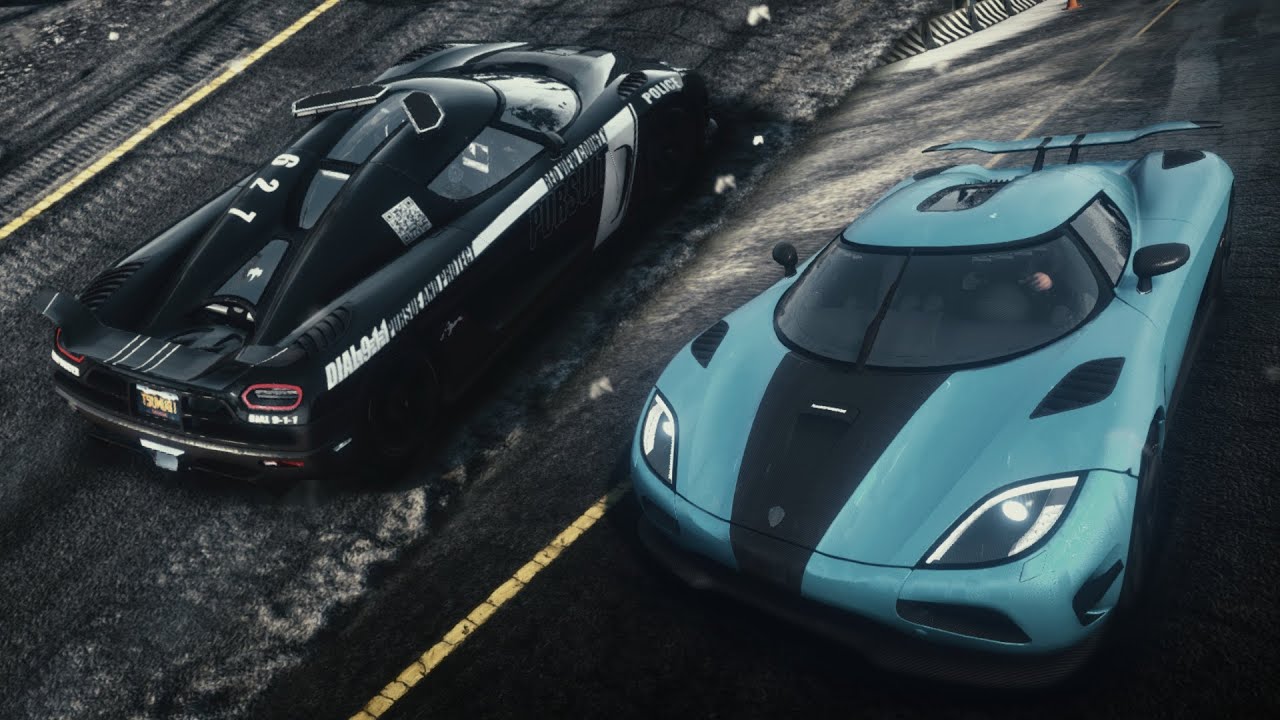 Need For Speed Rivals Koenigsegg Agera R Cop & Racer Gameplay