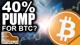 40% Pump For Bitcoin (ALL Bets Are Off for this Bull Run)