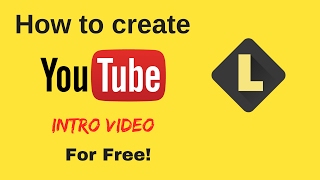 How to Create a Intro for Youtube - Intro for youtube videos