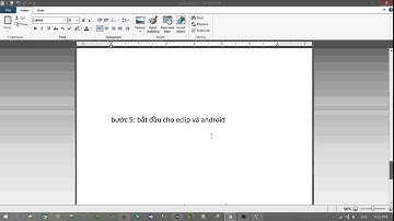 Hướng dẫn cài đặt công cụ lập trình android bằng ngôn ngữ java trên eclipse