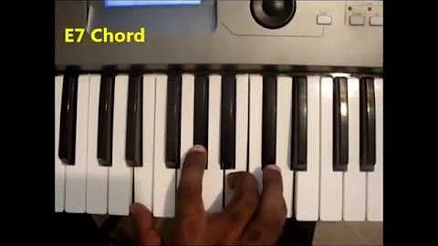 How To Play E7 Chord (E Dominant Seventh, Edom7) On Piano & Keyboard