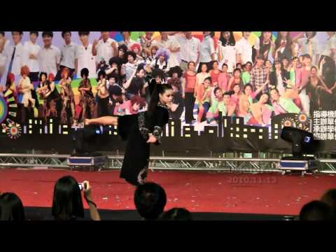 中華藝校表演 (1) @ 2010.11.13 高雄市學生健康反毒台客舞蹈競賽