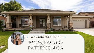 Updated 4 Bedroom Home in Patterson CA | Miraggio Subdivision | Move-In Ready