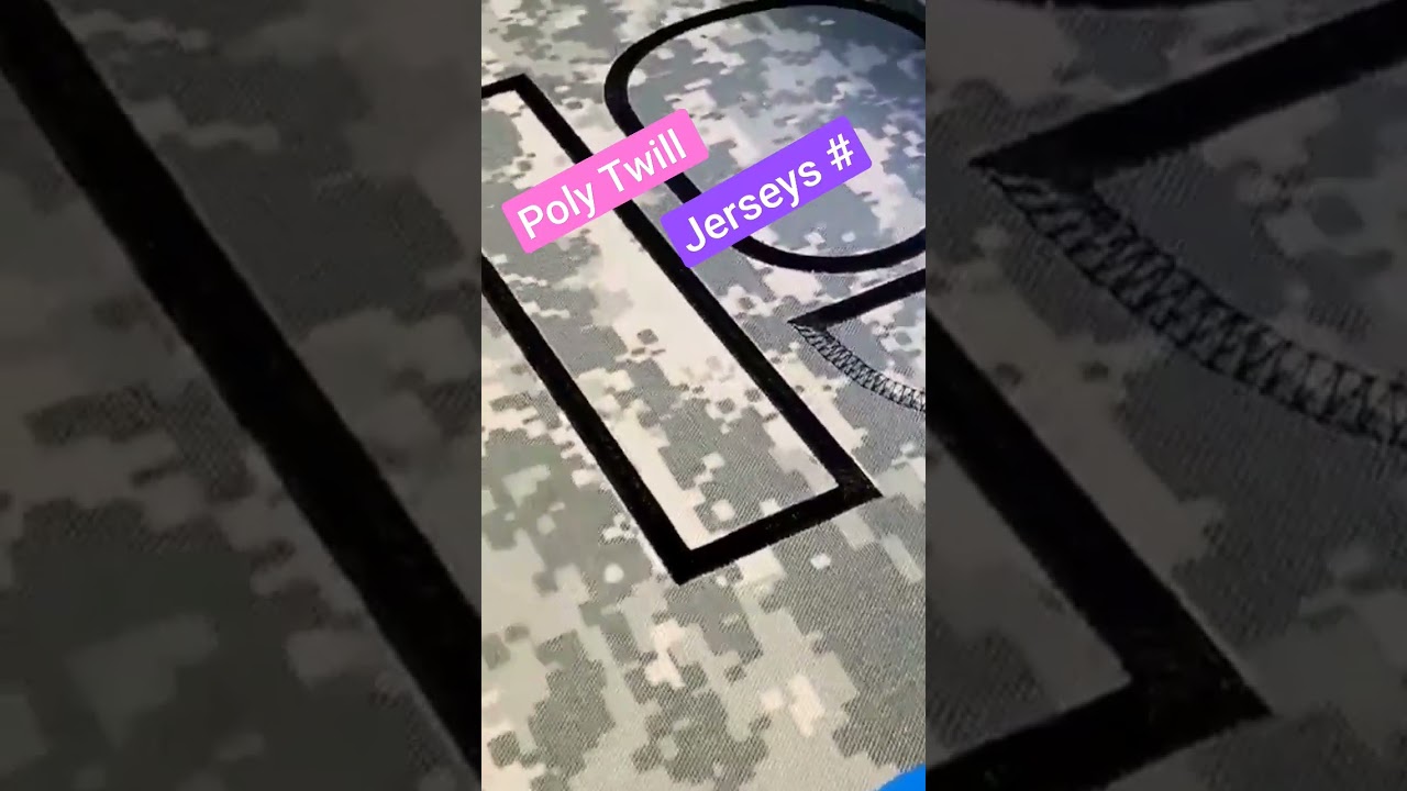 How we do Poly Twill  jersey numbers 🤔  easy.