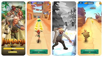 Jumanji Epic Run Gameplay Mt. Zhatmire and Professor Shelly Oberon Unlocked