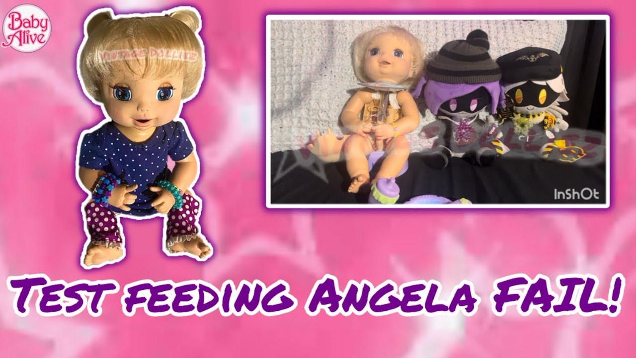 Baby alive 2006 soft face test feeding Angela FAIL! 😭⭐️🫶🏻