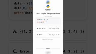Python Tuple Trick Question | 99% Get It Wrong 😱🐍