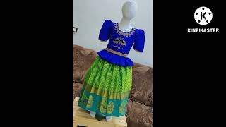 Hand Aaree Embroidery Semi Silk Frocks, Details In Description