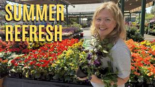 Planting Romantic Cottage Pots for a Mid-Summer Refresh