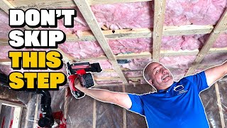 Why You Should ALWAYS Strap Your Ceiling