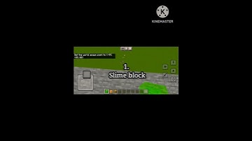 which blocks save you from fall damage in minecraft #shorts