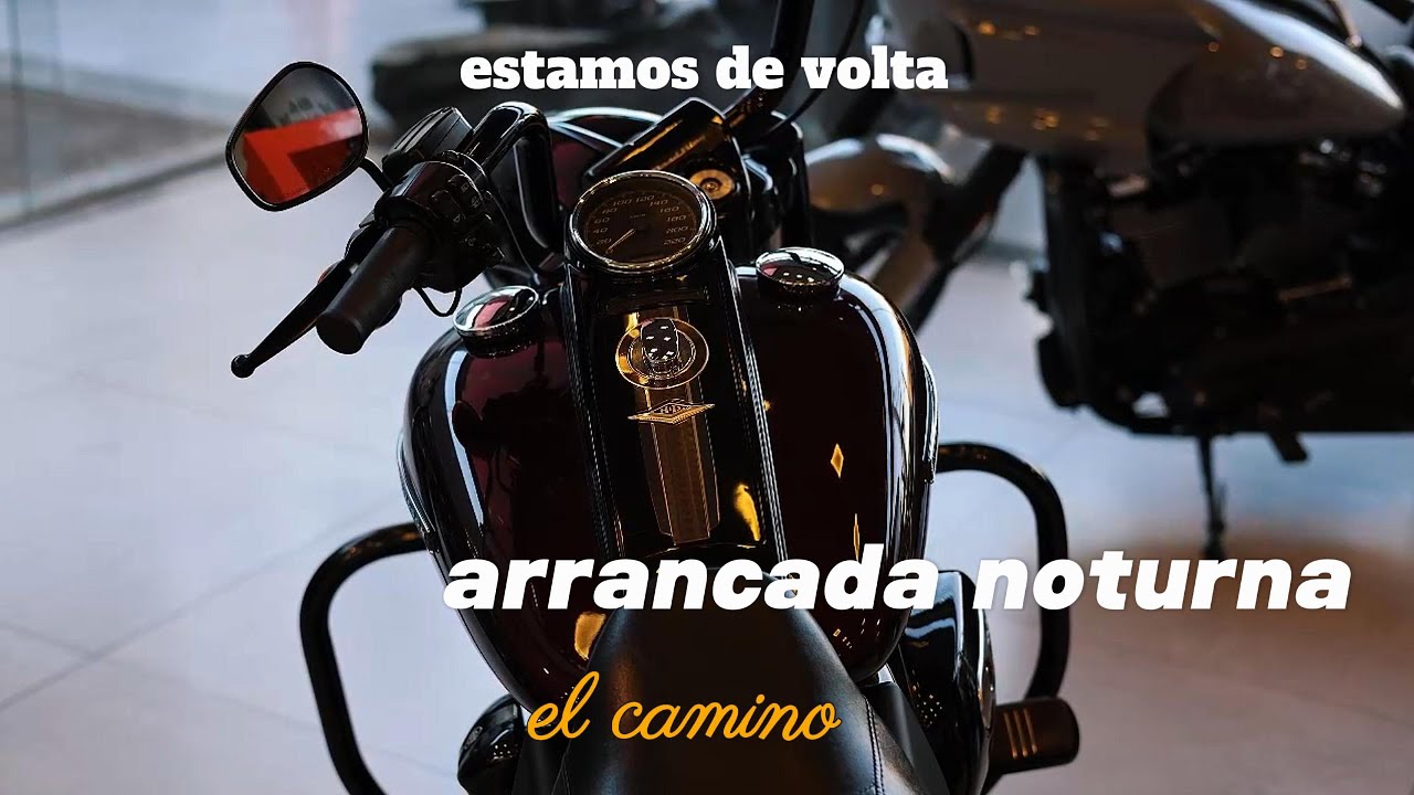 Arrancada Noturna de Harley Davidson