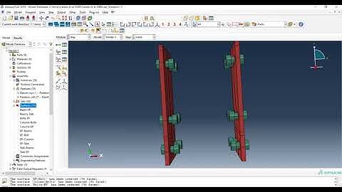 Modelling Steel-Concrete Composite bolted connection (surfaces for bolts and connectors) - Part 15
