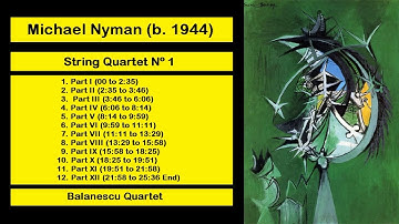 Michael Nyman (b. 1944) - String Quartet Nº 1