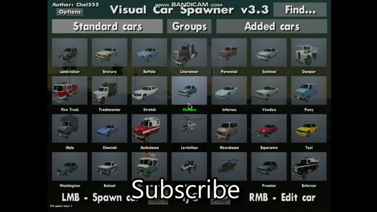 How to download Visual Car Spawner in GTA SAN - YouTube