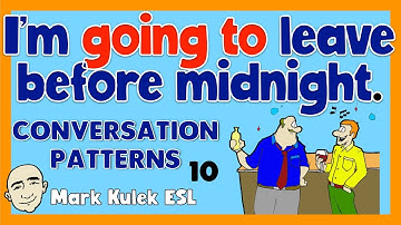 Will & Going To - Conversation Patterns | English speaking practice - Mark Kulek ESL