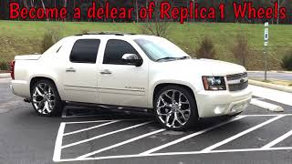26 inch OE Replica Snowflake wheels lowered 2011 Avalanche not Escalade EXT