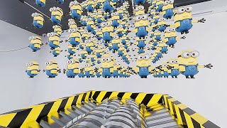 1000 Minions vs Industrial Shredder