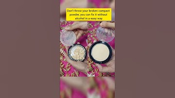 Fixing broken makeup without alcohol | Fixing makeup | #diymakeup #viralshorts