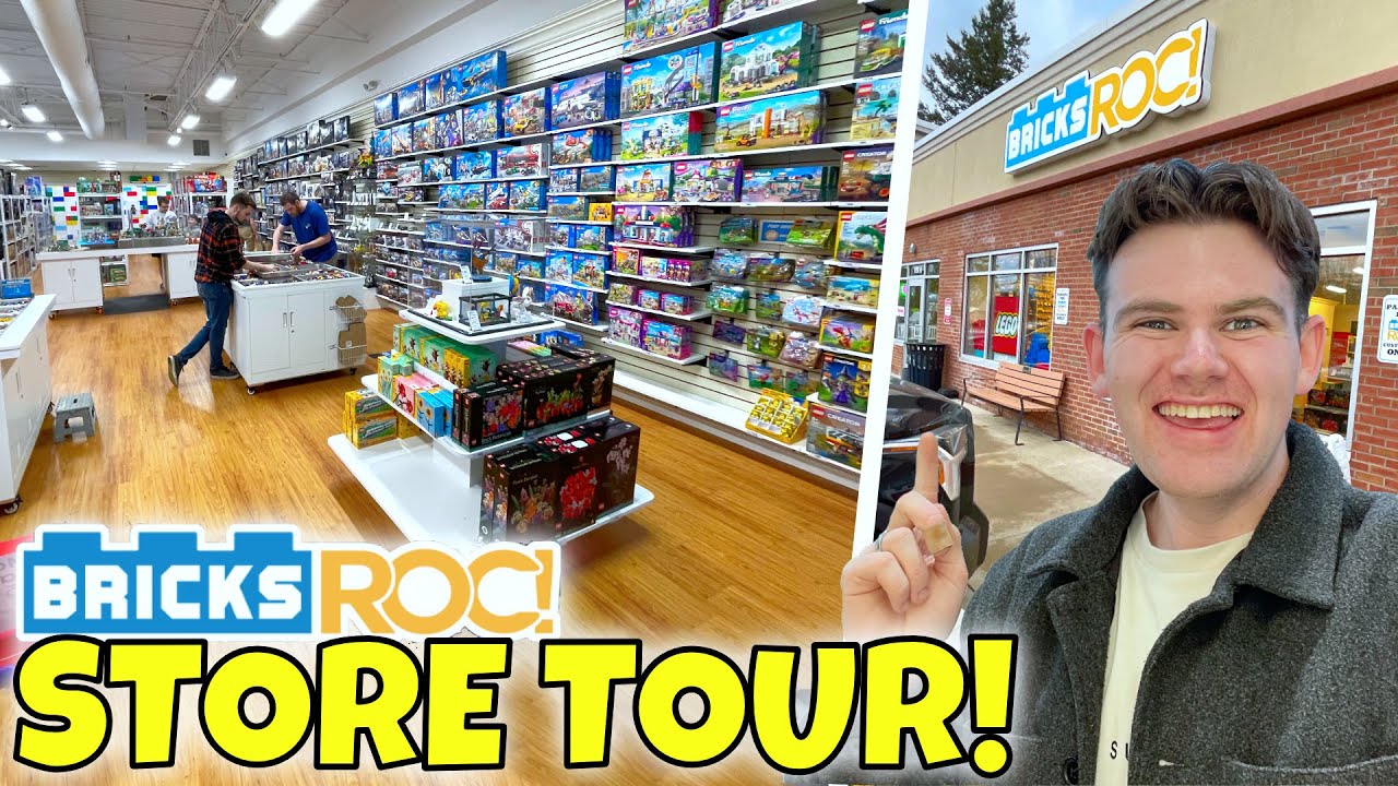 TOUR & LEGO Shopping at 'BricksROC!' LEGO Store in New York! - YouTube