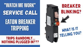 Eaton CH AFCI GFCI Breaker Tripping Randomly / Blinks Red and Gives Code #watchmework