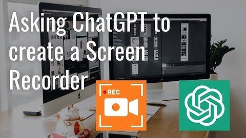 Asking ChatGPT to create a screen recorder | Create a Screen Recorder with ChatGPT