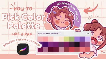How to Pick a Color Palette Like a Pro 🎨 | Easy Procreate Tutorial for Beginners