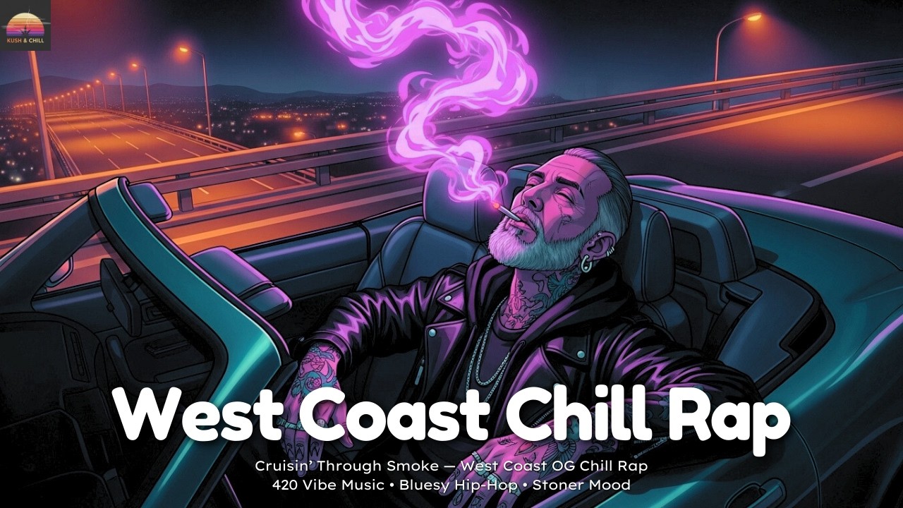 Cruisin’ Through Smoke — West Coast OG Chill Rap | 420 Vibe Music • Bluesy Hip-Hop • Stoner Mood