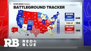 CBS News Battleground Tracker: Biden leads in Florida; close race in Arizona, Texas