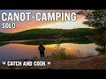 Canot-Camping Solo | Truite MOUCHETÉE &amp; Nuit en Hamac dans un Coin de Paradis | "Catch and Cook"