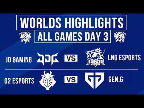 Worlds 2023 Day 3 Highlights ALL GAMES | LoL World Championship 2023 Day 3