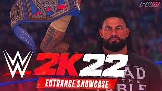 WWE 2K22 - Roman Reigns Championship Entrance | Official 4K