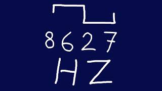 8627 hz square