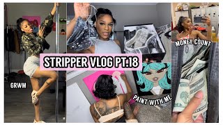 STRIPPER VLOG PT. 18 ♡ Art Therapy, Money Count, Venting Sessions.