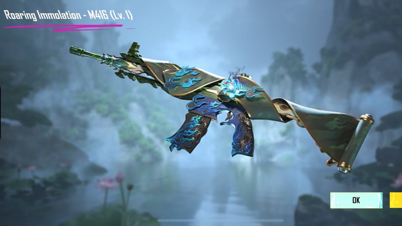 New M416 Crate Opening 😍 Bgmi Pubg Roaring Immolation M416 | New Ultimate Set Crate Opening