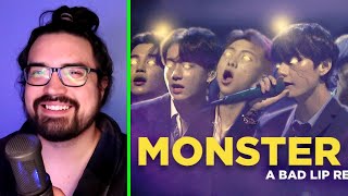 "MONSTER RUN" - Pothead Trips to a Bad Lip Reading of BTS