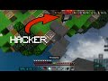 CLUTCHING AGAINST HACKERS | Hive Skywars Clutches &amp; Combos (minecraft bedrock)