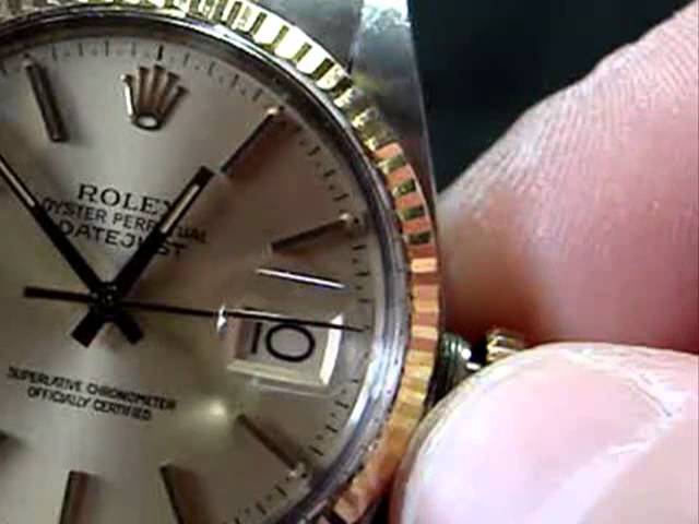 winding a rolex datejust