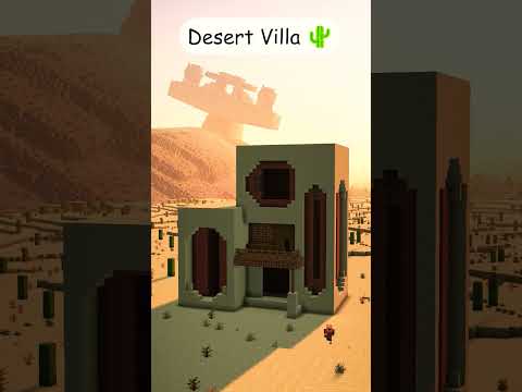 Minecraft | How to Build a Luxury Desert Villa #minecraftshorts #minecraft #minecraftbuilds