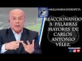 VIDEOREACCIÓN A PALABRAS MAYORES DE CARLOS ANTONIO VÉLEZ, 03/06/2025