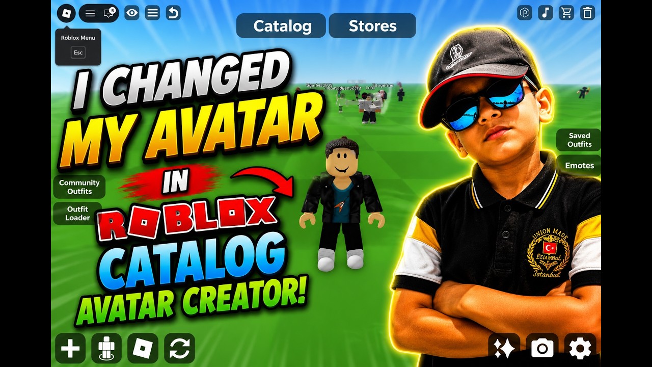 I Changed my avatar In roblox Catalog avatar creator - YouTube